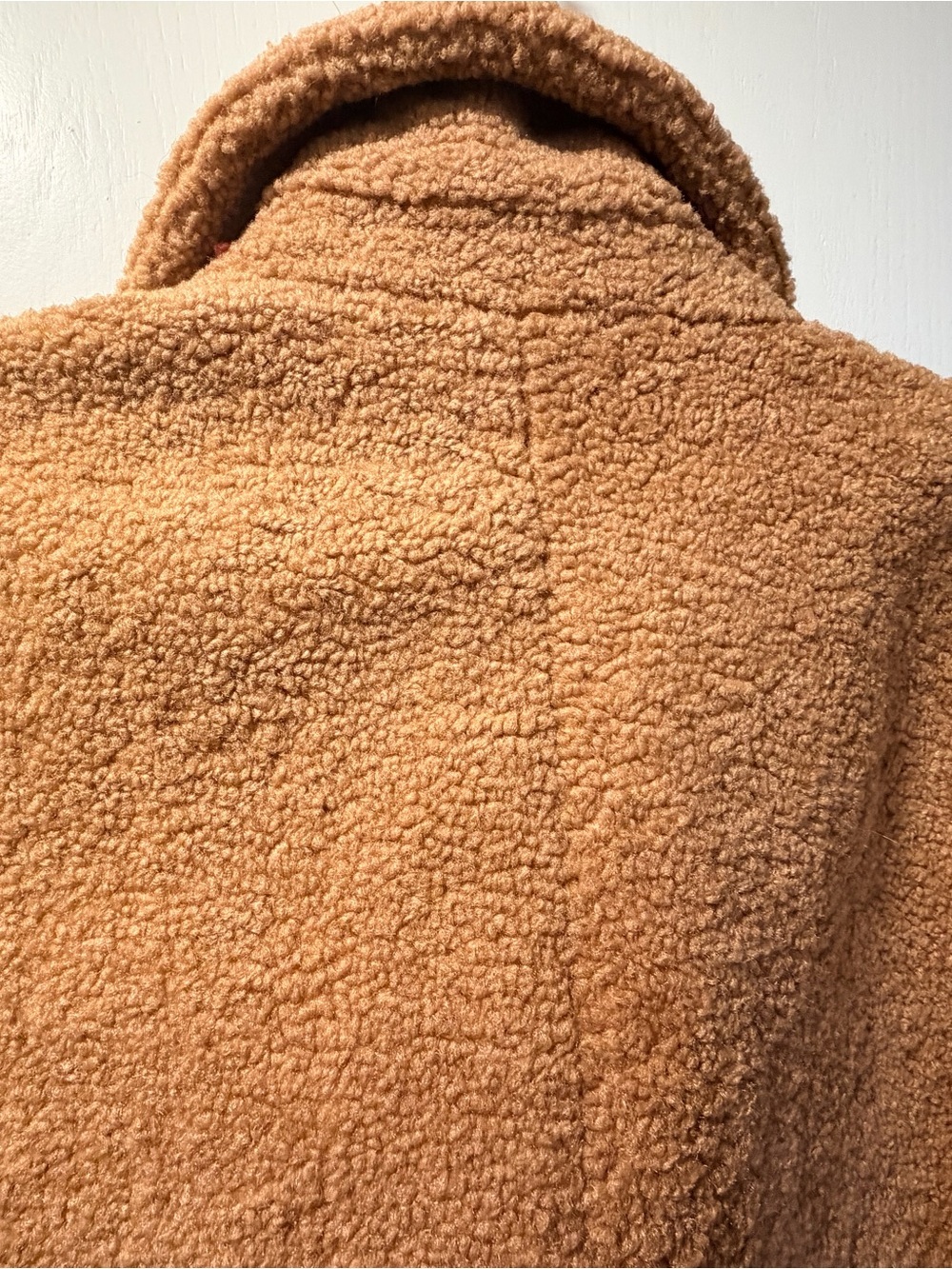 Maison Jules Women’s Teddy Bear Fleece Coat - Camel - Picture 7 of 11